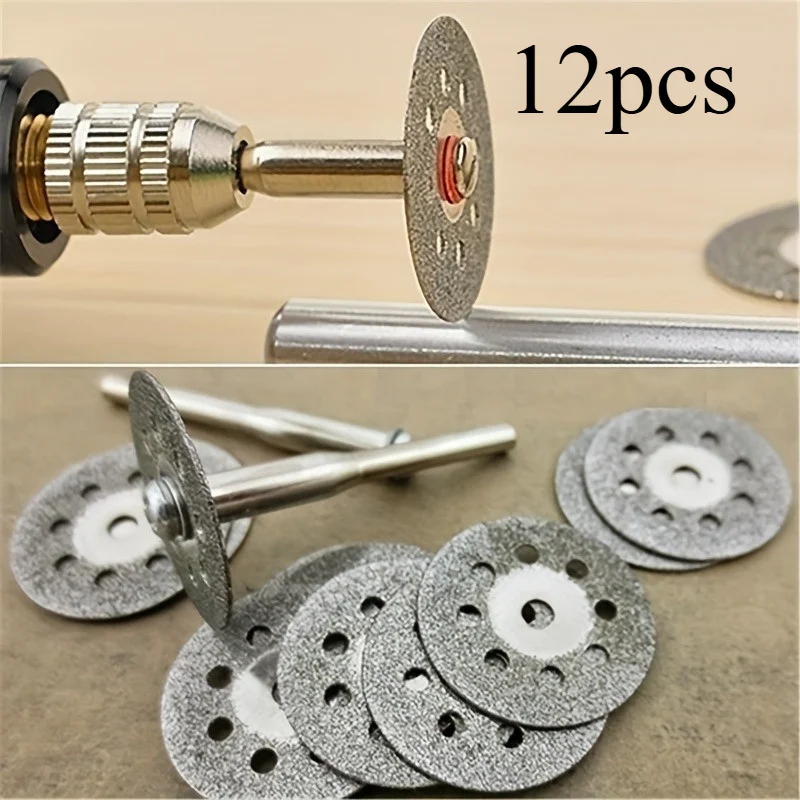 Cordless Rotary Tool Kit Accessories - 12 adet/takım 22mm Hss Kesme Diski