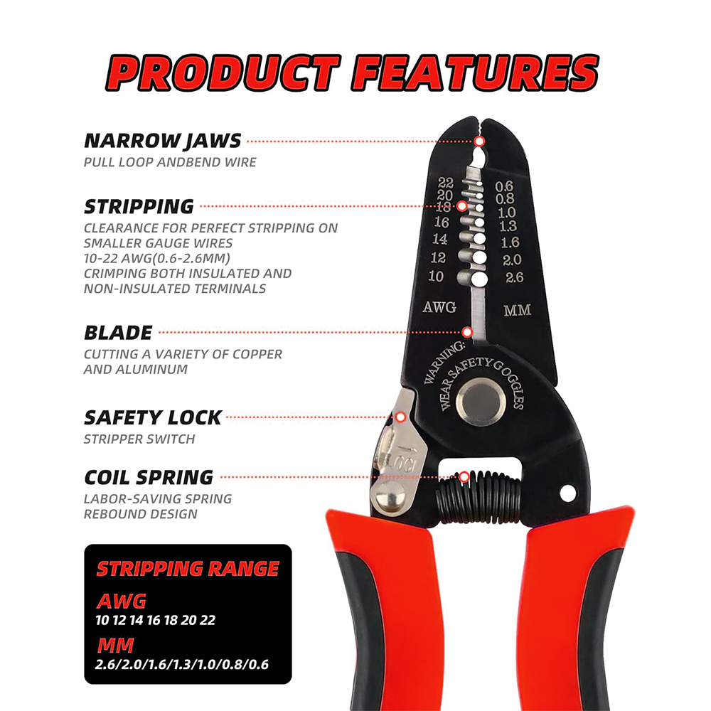 Automatic Wire Stripper Cutter - Tel Kesici, Tel Sıyırma ve Sıkma