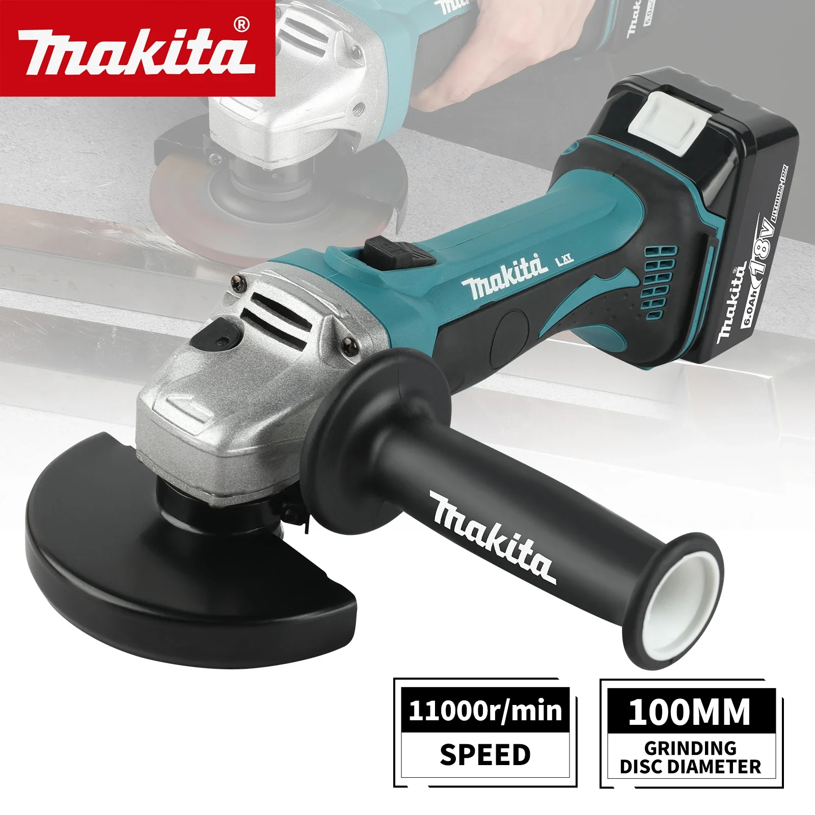 Brushless Angle Grinder Battery Powered - DCA402 Fırçasız Elektrikli Açılı Taşlama Makinesi,