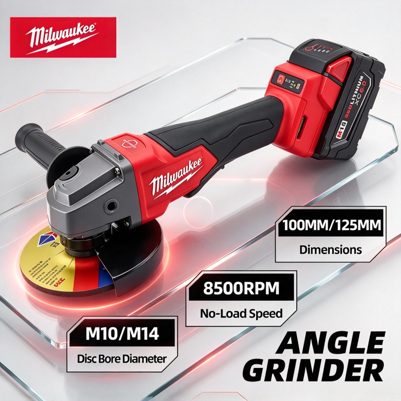 Brushless Angle Grinder Battery Powered - Yeni, Orijinal, Milwaukee 125 mm Fırçasız