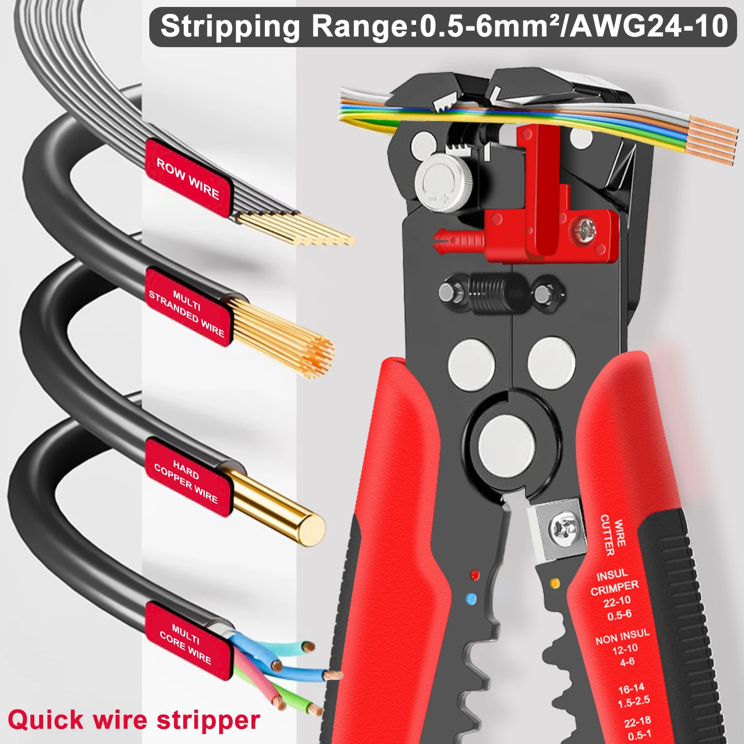 Automatic Wire Stripper Cutter - HS-D1 Kendiliğinden Ayarlanan Kablo Soyma Aleti,