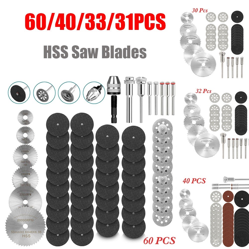 60/40/32/30/12/7/6 adet elmas  - Cordless Rotary Tool Kit Accessories incelemesi ve fiyatı