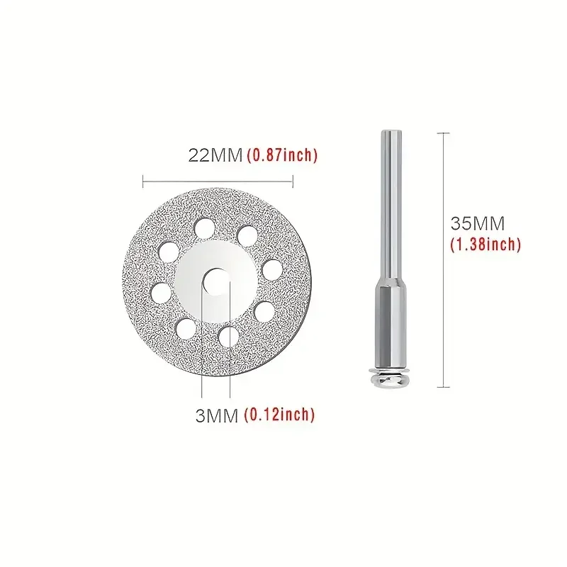 12 adet/takım 22mm Hss Kesme D - Cordless Rotary Tool Kit Accessories incelemesi ve fiyatı
