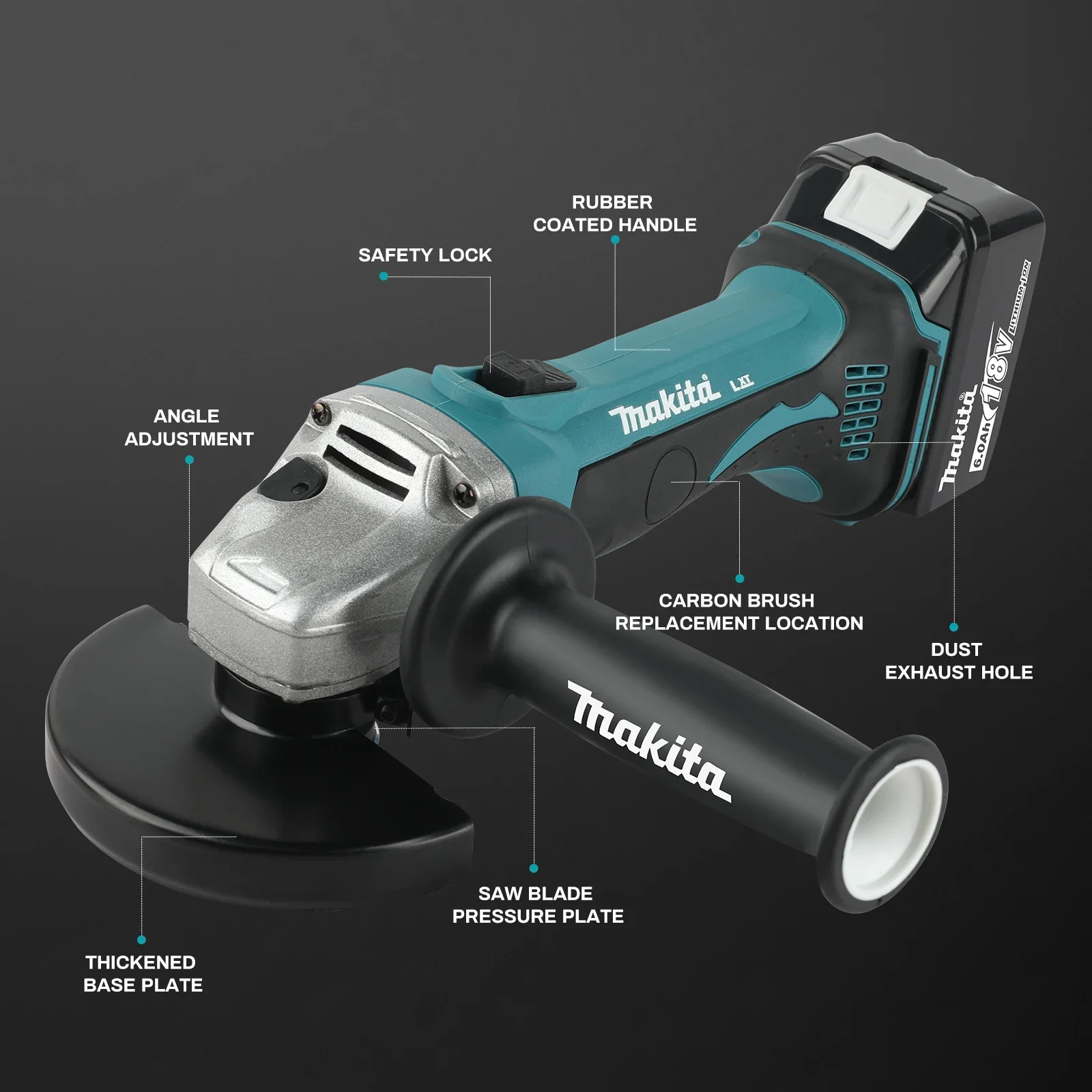 DCA402 Fırçasız Elektrikli Açı - Brushless Angle Grinder Battery Powered incelemesi ve fiyatı