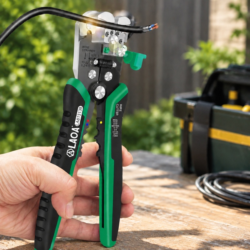 Elektrikçiler için, dahili yay - Automatic Wire Stripper Cutter incelemesi ve fiyatı