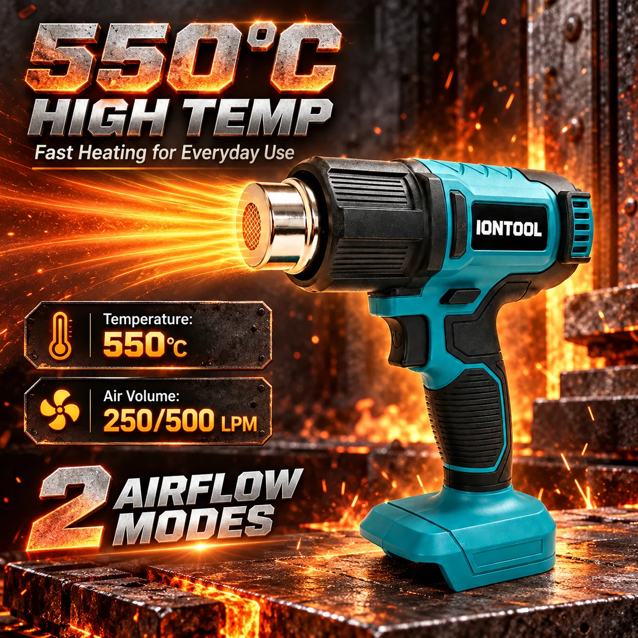 IONTOOL Kablosuz Isı Tabancası - Cordless Heat Gun For Shrink Tubing incelemesi ve fiyatı