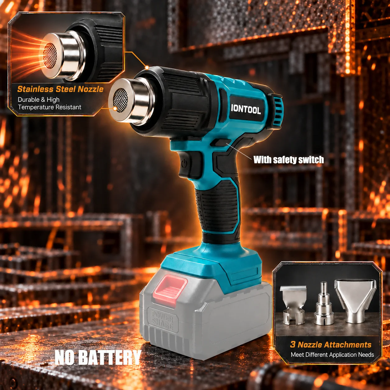 IONTOOL Kablosuz Isı Tabancası - Cordless Heat Gun For Shrink Tubing incelemesi ve fiyatı