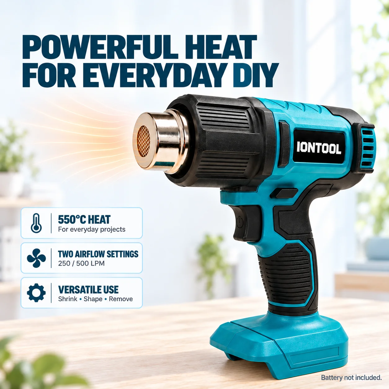 IONTOOL Kablosuz Isı Tabancası - Cordless Heat Gun For Shrink Tubing incelemesi ve fiyatı