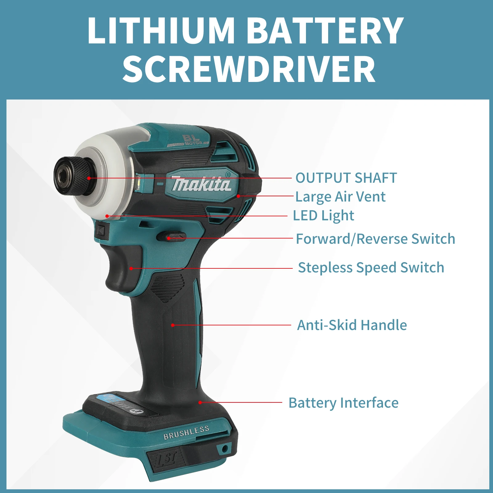 Fırçasız Elektrikli Darbeli Ma - Brushless Cordless Electric Drill 18V incelemesi ve fiyatı